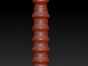 3d dildo with rings on its body Modelo de Impressão 3D