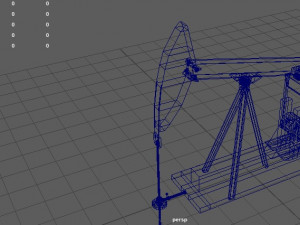 pumpjack 3D मॉडल