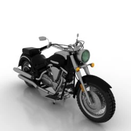 motor bike 3D Model .c4d .max .obj .3ds .fbx .stl .blend 