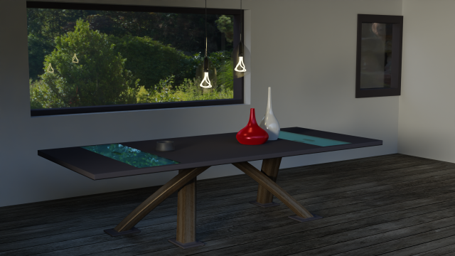 dining-table design Modelo 3D .c4d .max .obj .3ds .fbx .stl .blend 