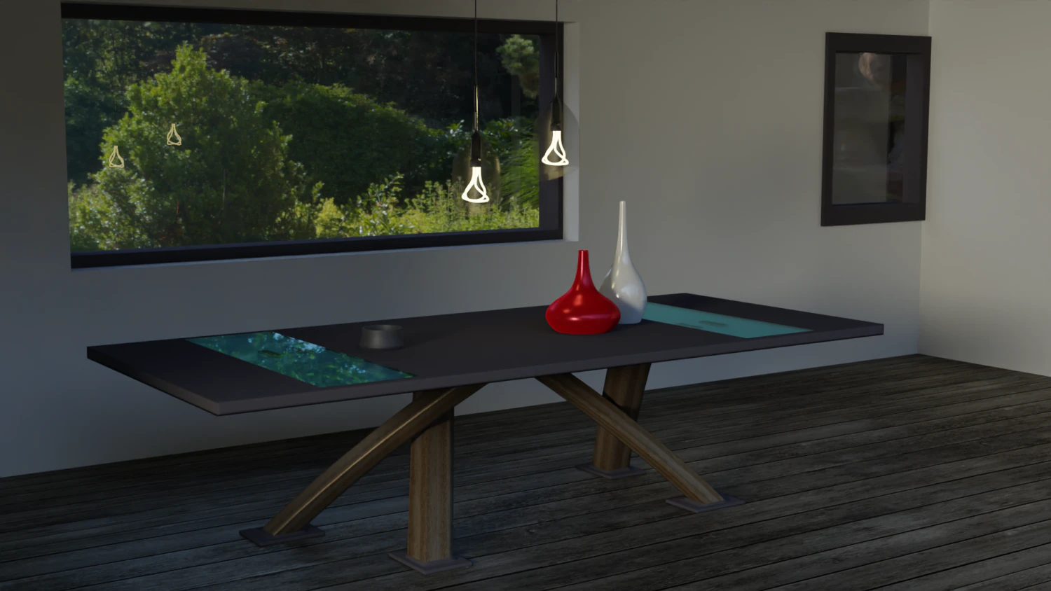 dining-table design 3D Model .c4d .max .obj .3ds .fbx .stl .blend 