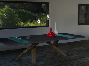 disegno del tavolo da pranzo Modello 3D