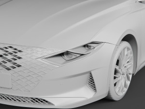 Hyundai 2021 Azera Grandeur 3D Model