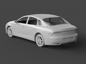 Hyundai 2021 Azera Grandeur 3D Model