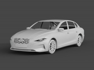 Hyundai 2021 Azera Grandeur 3D Model