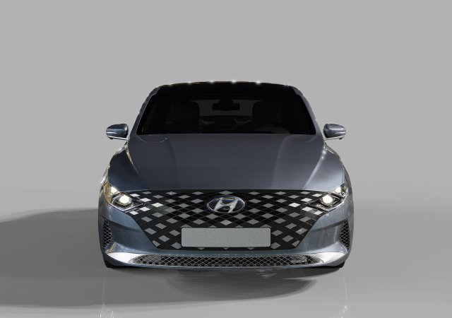 Hyundai 2021 Azera Grandeur 3D Model .c4d .max .obj .3ds .fbx .stl .blend 