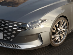 Hyundai 2021 Azera Grandeur 3D Model