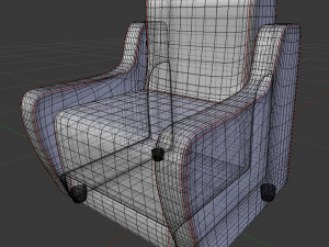 chair-001 Modèle 3D