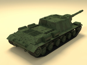 isu-152 Modèle 3D