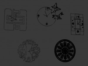 wall clocks collection 2 3Dモデル