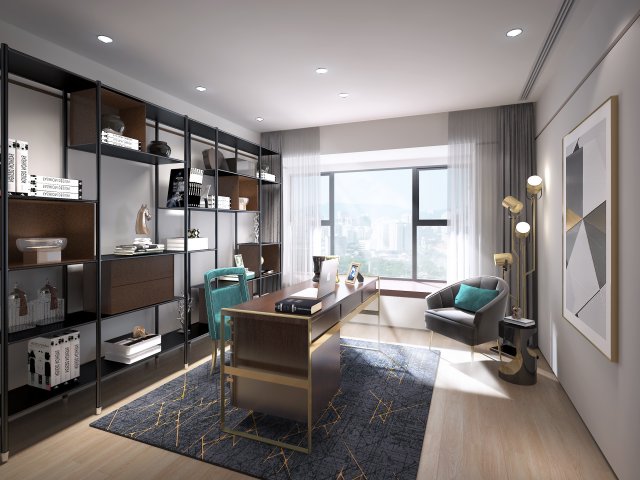 study Modelo 3D .c4d .max .obj .3ds .fbx .stl .blend 