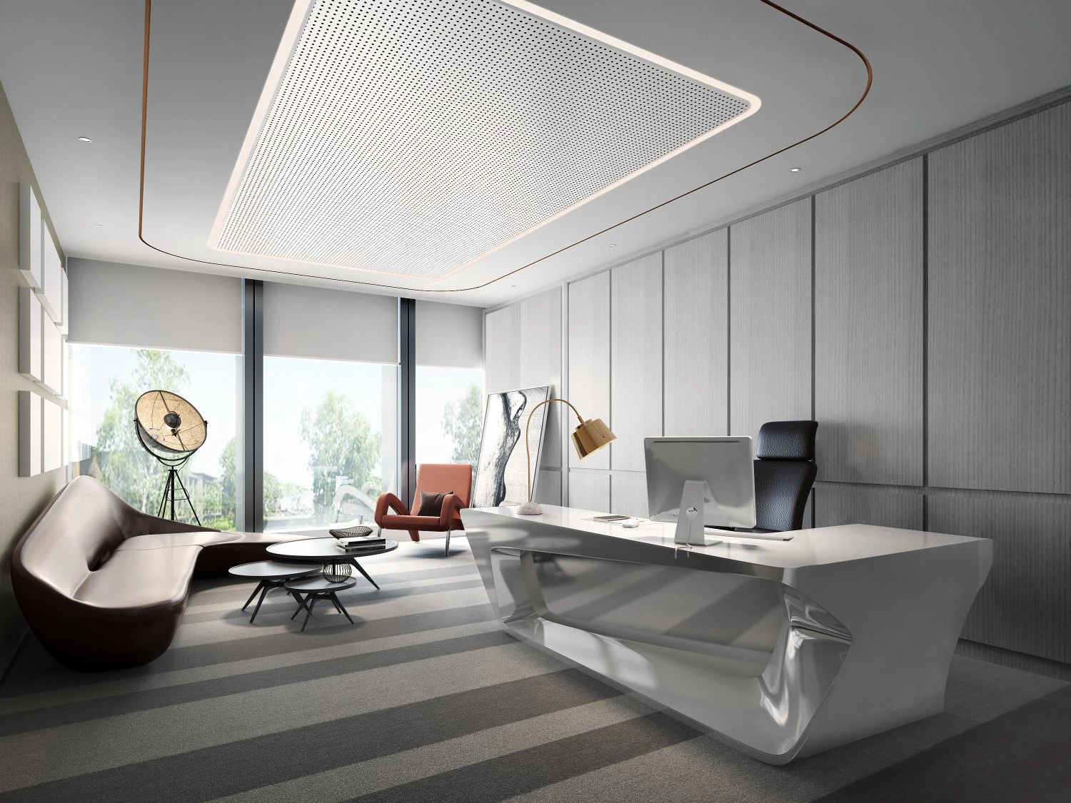 办公室 3D 模型 .c4d .max .obj .3ds .fbx .stl .blend 