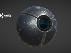 scifi camera drone - pbr - lowpoly 3D Model