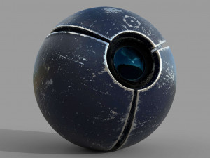 scifi camera drone - pbr - lowpoly 3D मॉडल