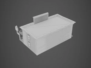 abandoned wooden building - pbr - lowpoly 3D Model
