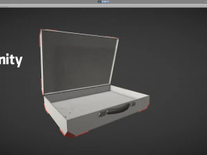 medical kit case - pbr - lowpoly - animated 3D Model