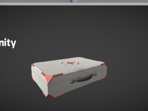 medical kit case - pbr - lowpoly - animated 3D Модель