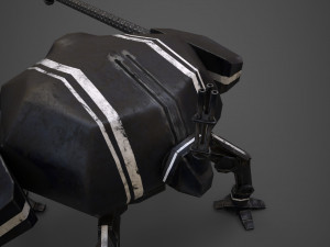 spider robot - pbr - lowpoly 3D 模型
