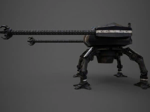spider robot - pbr - lowpoly 3D Model