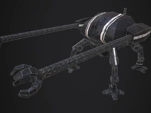 spider robot - pbr - lowpoly 3D Model