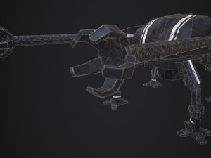 spider robot - pbr - lowpoly 3D 模型