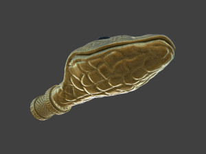 snake head ornament - lods and pbr - gameready 3D मॉडल