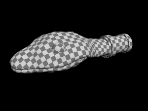 snake head ornament - lods and pbr - gameready 3D मॉडल