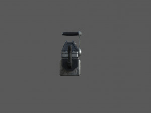 futuristic miniheavy low-poly Model 3D