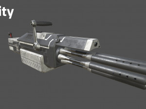 futuristic miniheavy low-poly Model 3D