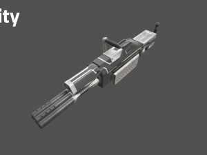 futuristic miniheavy low-poly Model 3D