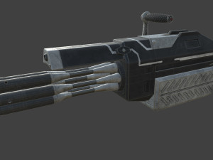 futuristic miniheavy low-poly Model 3D