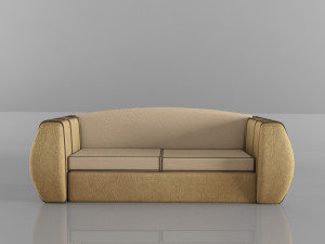 leather sofa Model 3D