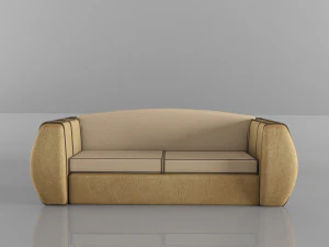 leather sofa 3D Model