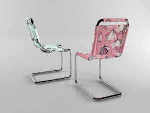 textile chairs 3D Model