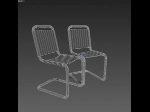 textile chairs 3D Model