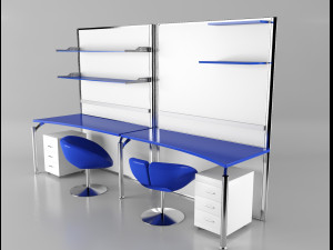 desk chairs 3D Model