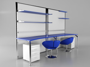 desk chairs Model 3D