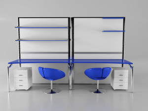 desk chairs Model 3D