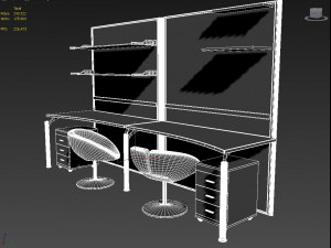 desk chairs Model 3D