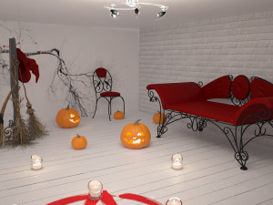 bedroomhelloween 3D Model