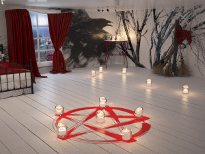 bedroomhelloween Model 3D