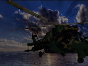 russian mil mi-24 hind helicopter 3D 模型