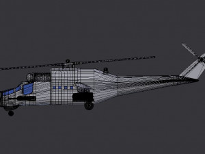 russian mil mi-24 hind helicopter 3D Model