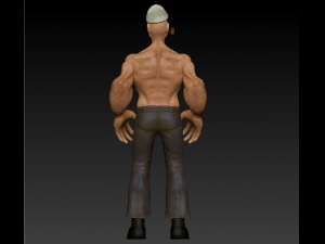 popeyes the sailor man 3D मॉडल
