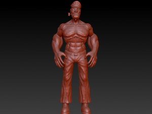 popeyes the sailor man 3D मॉडल