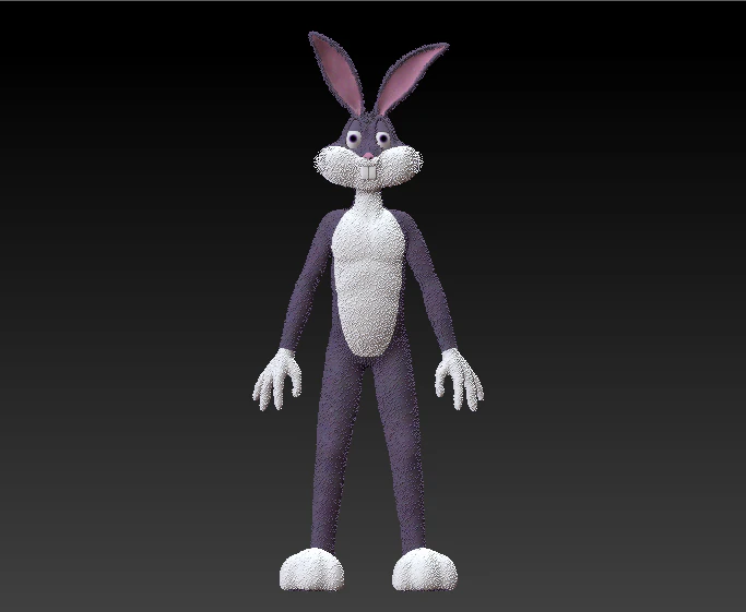 bugs bunny 3D Model .c4d .max .obj .3ds .fbx .stl .blend 