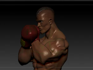lutador de boxe Modelo 3D