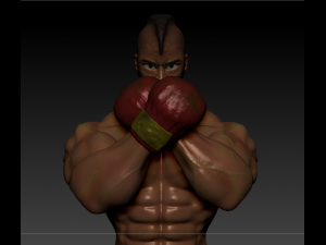 boxing fighter 3D Model