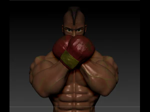 boxing fighter 3D Model