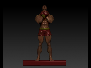 boxing fighter 3D Model